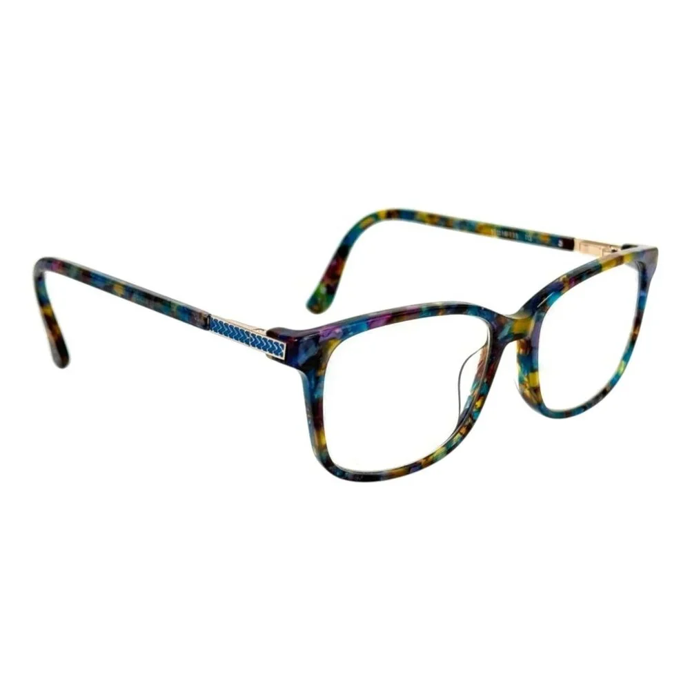 Kensie Yass Eyeglass *Frames Only* Turquoise Multicolor Plastic‎ Womens Tortoise
